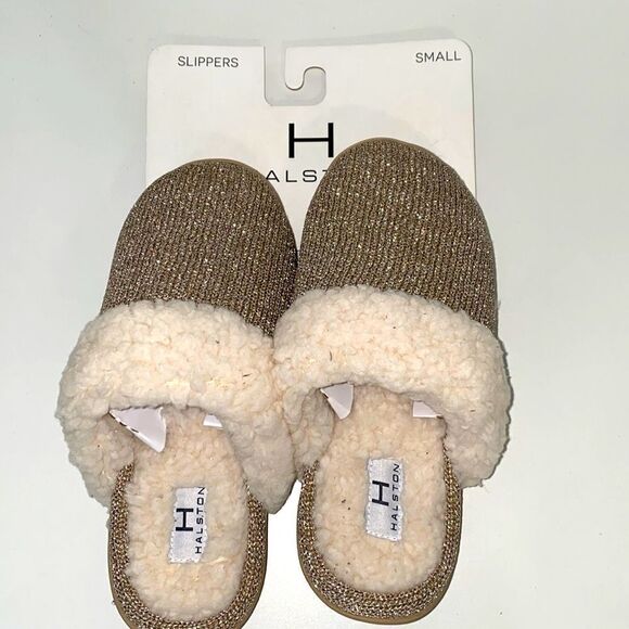 🔥HALSTON SLIPPERS women’s shoes sz small 5/6 New - Picture 1 of 5